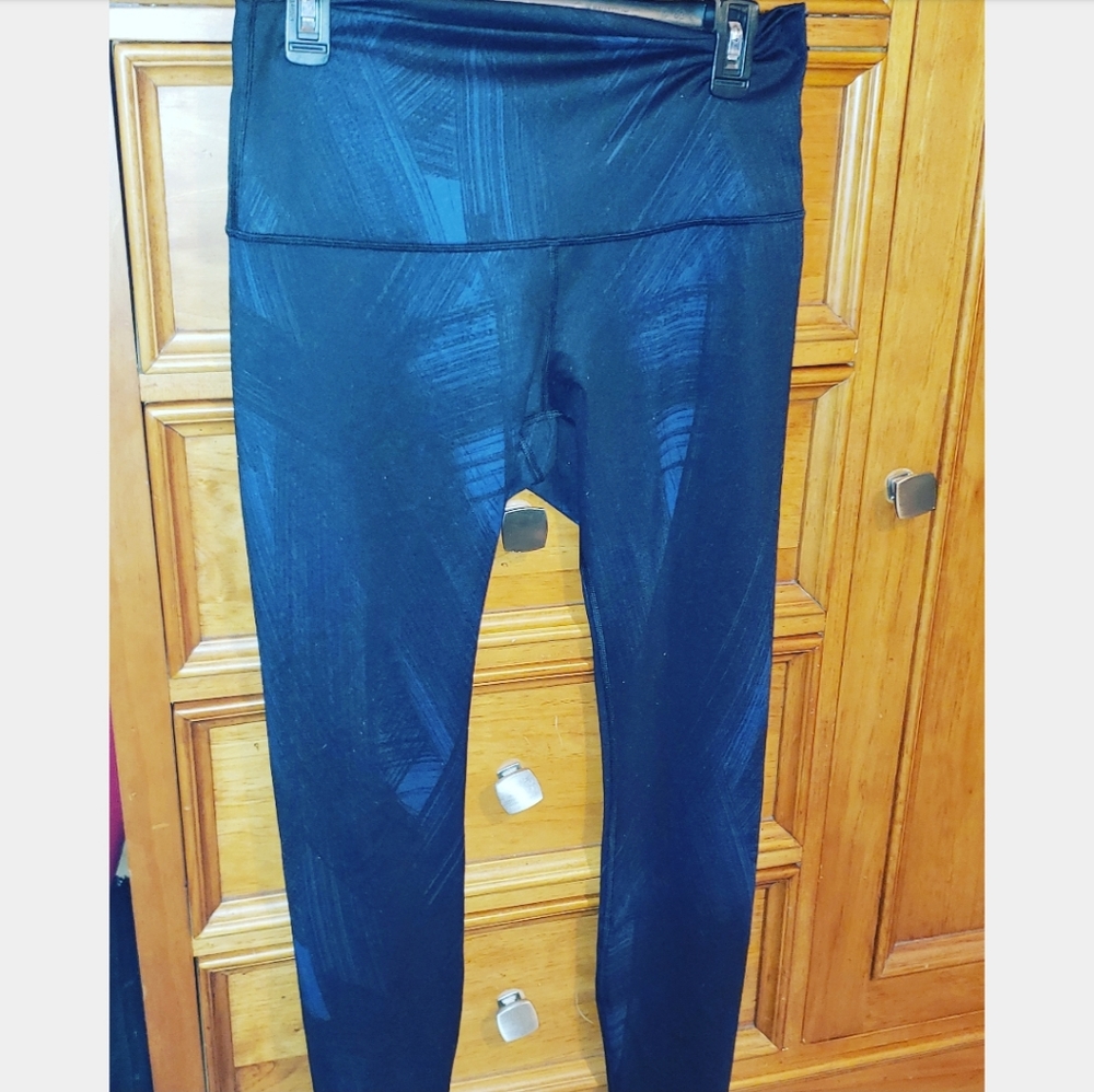 🍋Lululemon Navy Blue Leggings Size 10 Full Length